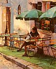Only A Rose At Cafe Rose by Raymond Leech